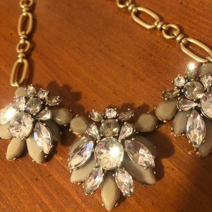 J. CREW Crystal Necklace